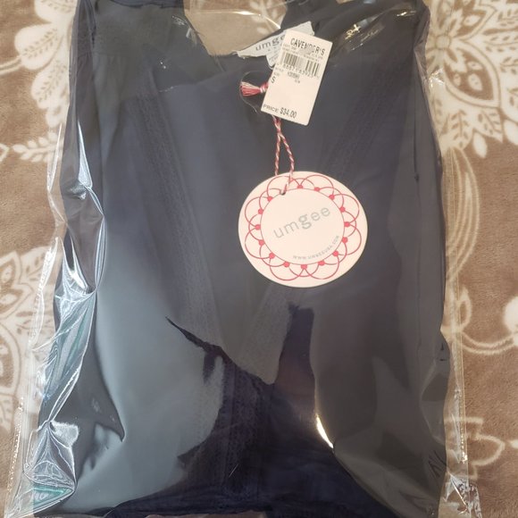 Umgee Dk. Blue Super Cute Tunic NWT - Picture 5 of 5